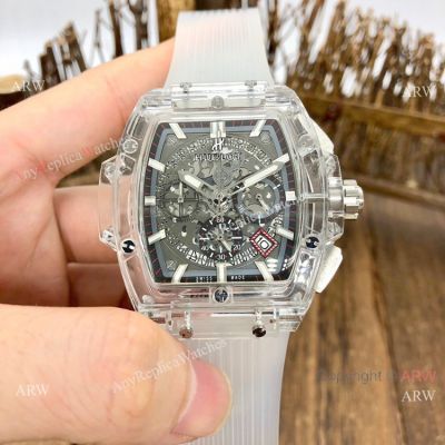 New Copy Hublot Spirit of Big Bang Transparent Watch - Japan Grade Hublot Clear Watch